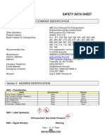 Amerex Fire Extinguisher - MSDS