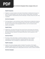 2 Short Summary of English and American Geography