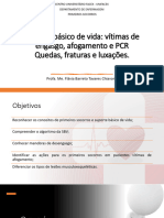 Suporte Básico de Vida: Vítimas de Engasgo, Afogamento e PCR Quedas, Fraturas e Luxações