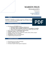 Exemple CV Canadien Developpeurjava PDF Free