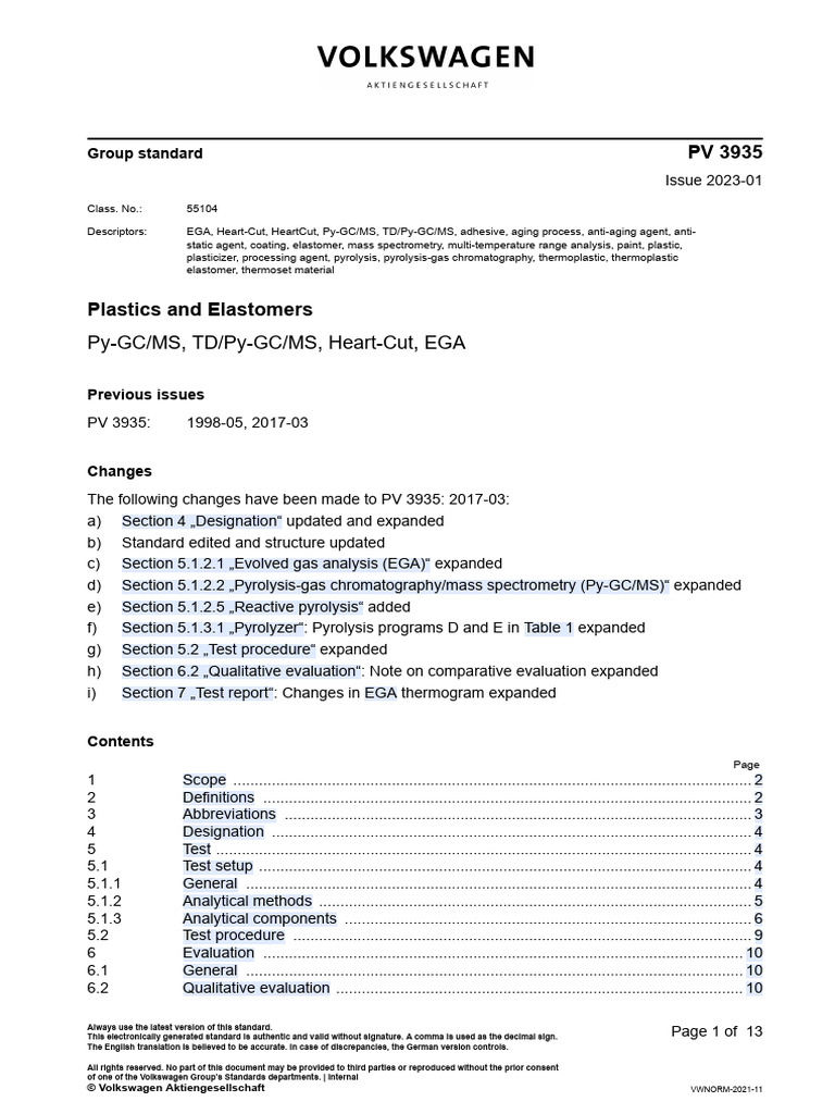 PV 3935 en PDF Gas Chromatography Mass Spectrometry