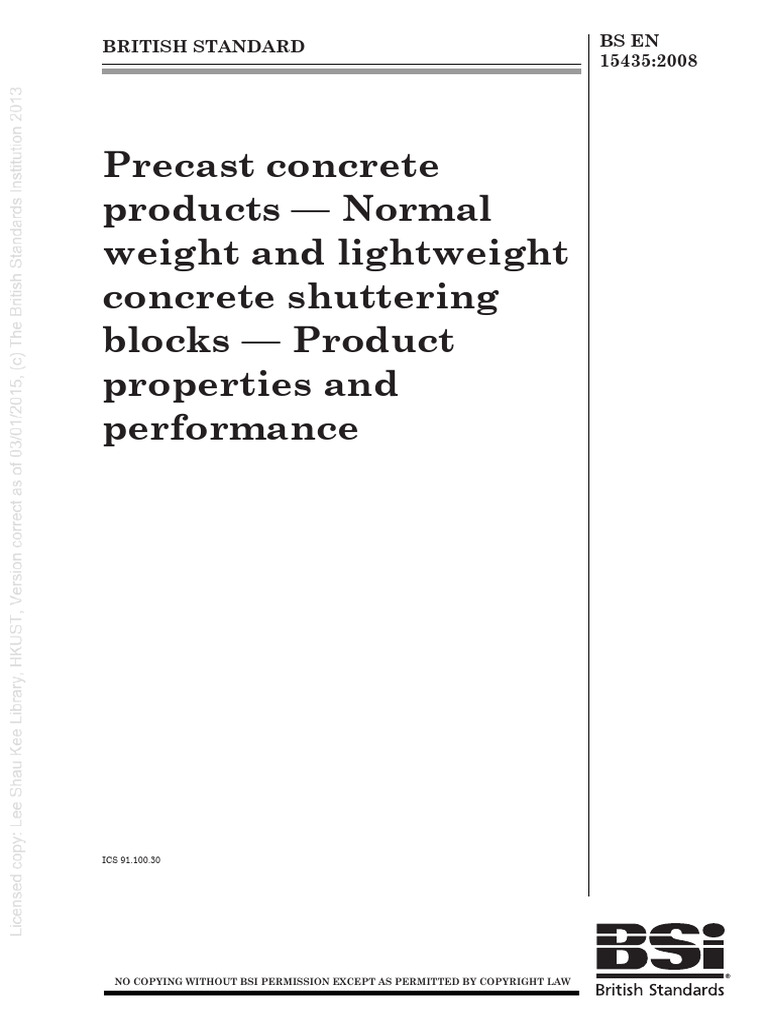Precast concrete products normal weight and lightweight pdf