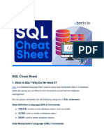 SQL Cheat Sheet PDF - Hackr - Io