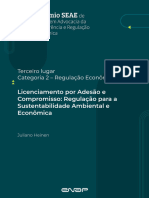 Licenciamento Por Adesão e Compromisso Regulação para A Sustentabilidade Economica e Ambiental