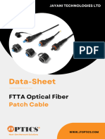 Armored Outdoor FTTA OFC Patch Cable Data Sheet by JTOPTICS