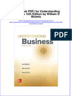 Full Download Etextbook PDF For Understanding Business 12Th Edition by William G Nickels Ebook PDF Docx Kindle Full Chapter