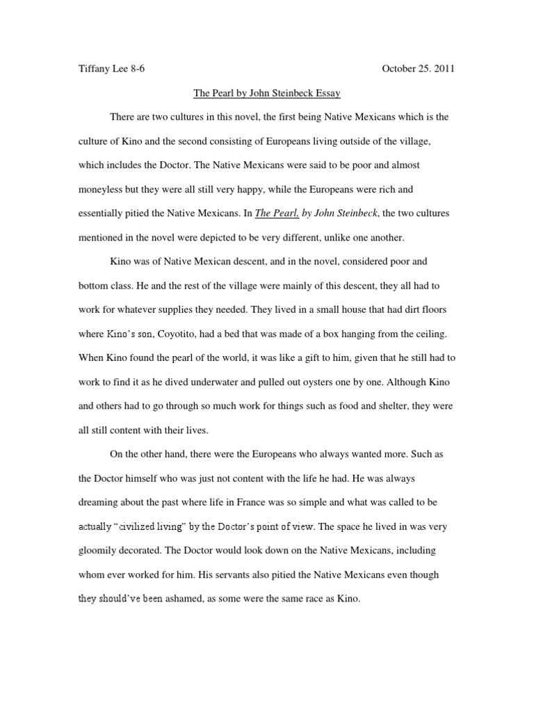 John Steinbeck Essay by Chaiky - Free Essay Example - Words | blogger.com