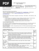 CS100, CS101-Course Plan - 2024 Jan-Apr