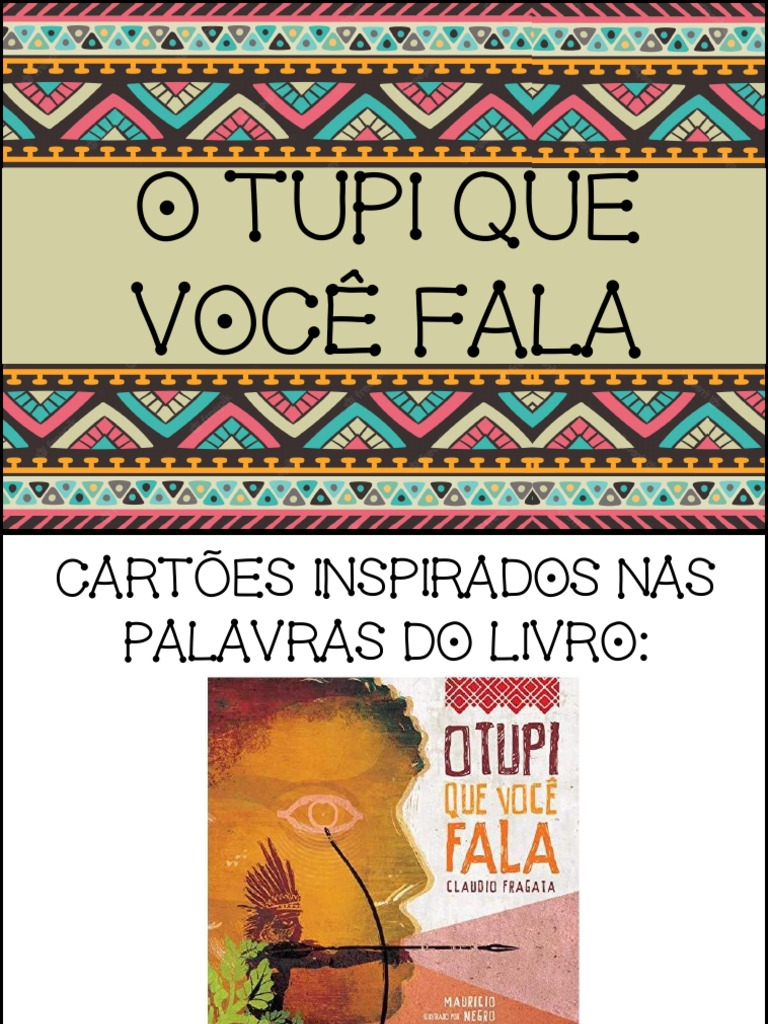 Atividades do Livro "O Tupi Que Você Fala" | PDF