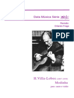 H. Villa-Lobos: Modinha, para Canto e Violão