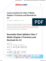 KSEEB Solutions For Class 7 Maths Chapter 2 Fractions and Decimals Ex 2.2 - KTBS Solutions