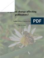 Is Global Change Affecting Pollinators?