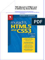 Full Download Ebook PDF Murachs Html5 and Css3 4Th Edition by Anne Boehm Ebook PDF Docx Kindle Full Chapter