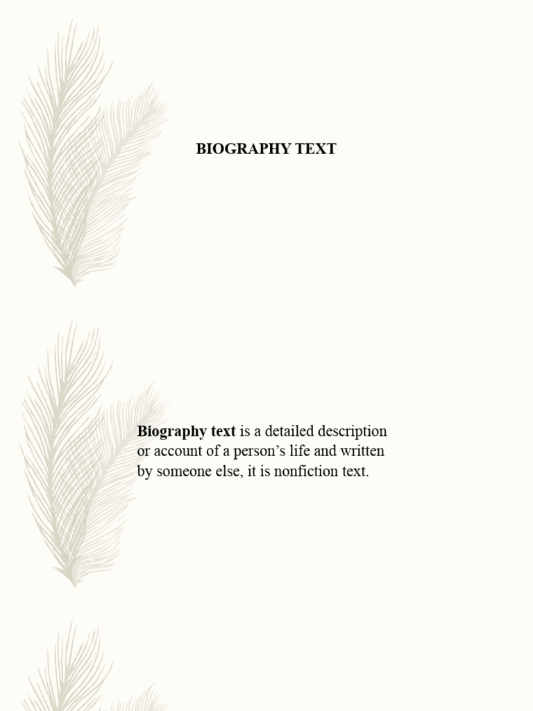 Biography Text2 | PDF