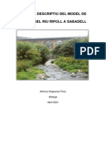 Informe Descriptiu Del Model de Gestió Del Riu Ripoll A Sabadell