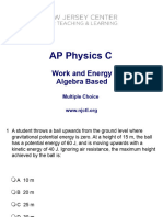 Ap Physc M - Work and Energy Multiple Choice Algebra Based Slides - 2020 11 06