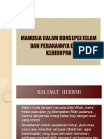 Fix Manusia DLM Konsepsi Islam, Peranannya DLM Kehidupan