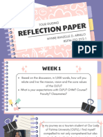Arnillo - Reflection Paper