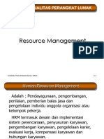 Pertemuan IX - Resource Management