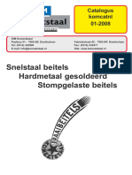 KOMEETSTAAL - Snelstaal-Hardmetaal - Catalogus - 2009 - Spiebaan Steekbeitels Schaublin