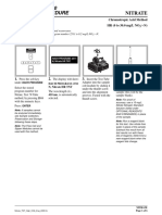 Hach Method 8039 for Nitrate Analysis | PDF | Nitrate | Detection Limit
