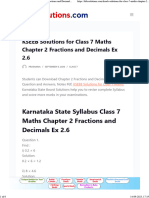 KSEEB Solutions For Class 7 Maths Chapter 2 Fractions and Decimals Ex 2.6 - KTBS Solutions