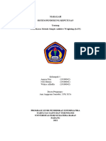 MAKALAH Sistem Pendukung Keputusan Studi Kasus Simple Additive Weighting (SAW)