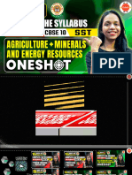 Agriculture + Mineral Energy Resources Notes Pro