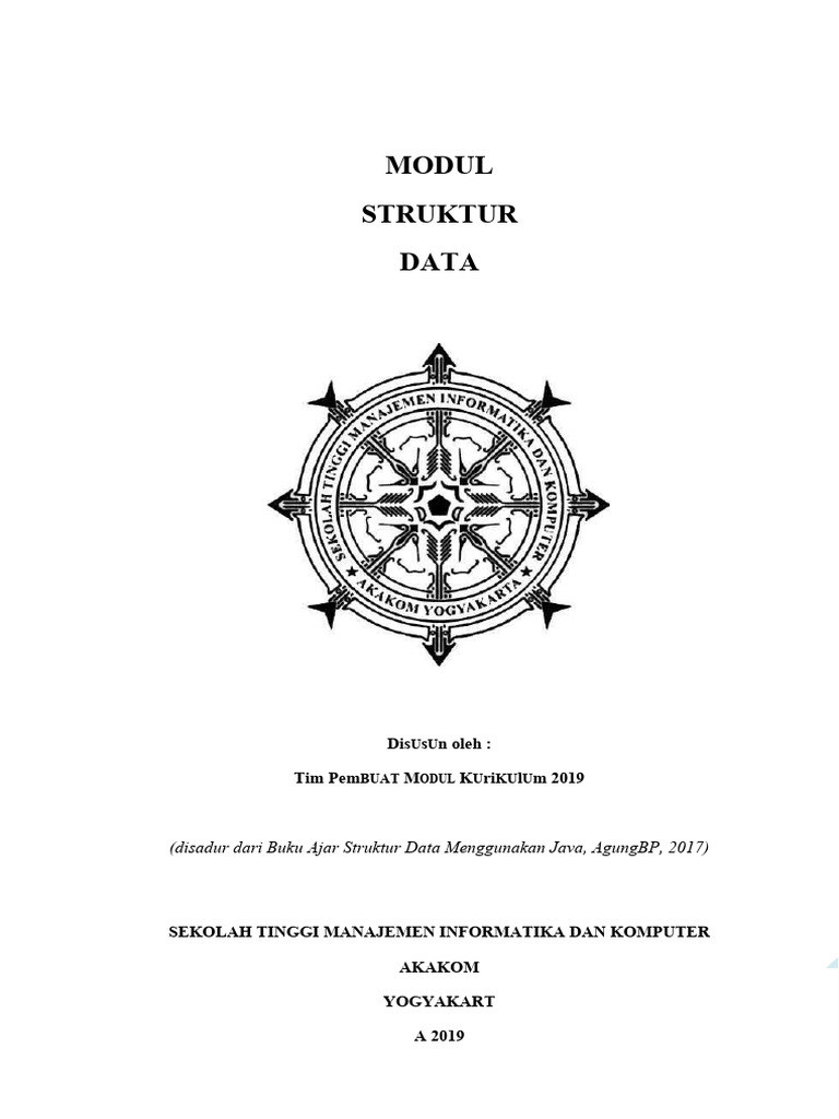Struktur Data Modul 1 Sampai 14 | PDF
