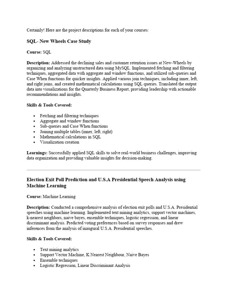 Learning with data science projects pdf data analysis statistics
