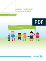 Definición y Clasificación de La Discapacidad - Cuadernillo UNICEF