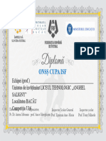 Diploma - ONSS - ISF - 2022 Saligny