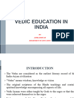 Vedic Education in India India Vedic Education in India India