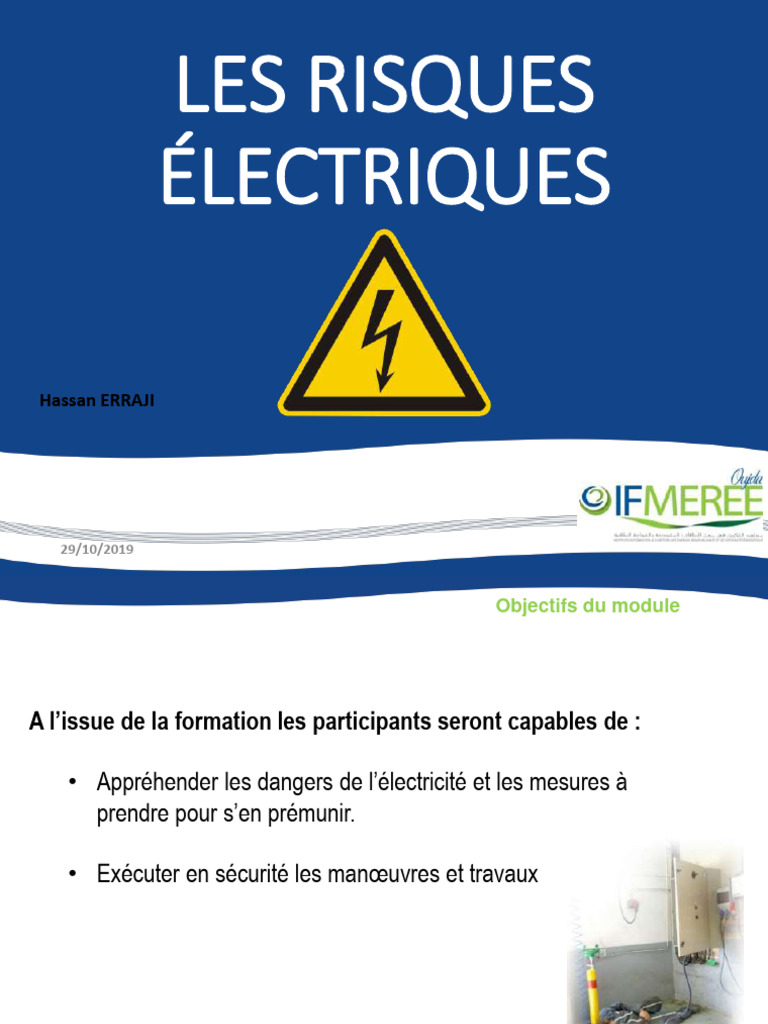Sécurité et Risques Électriques | PDF | Électrotechnique | Électricité