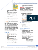 Relationship of Gastrointestinal Tract (Git) and Fluid and Electrolyte (F&E)