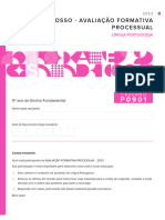 Mato Grosso - Avaliação Formativa Processual: 9º Ano Do Ensino Fundamental