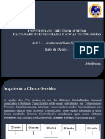 BDI (Aula 1.2) - Arquitectura Cliente-Servidor - 093240