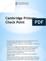 Cambridge Primary Check Point