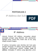 Pertemuan 2 - Jaringan Komputer v22.03