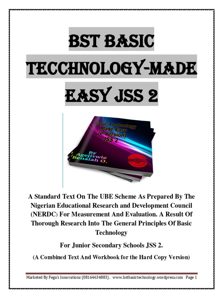 Bst Basic Tecchnology Made Easy Jss 2 Download Free Pdf First Aid