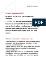 What Is A Business Plan