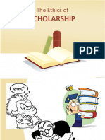 The Ethics of Scholarship