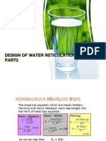 Design of Water Reticulation Part2