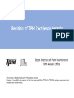 Revision of TPM Excellence Awards