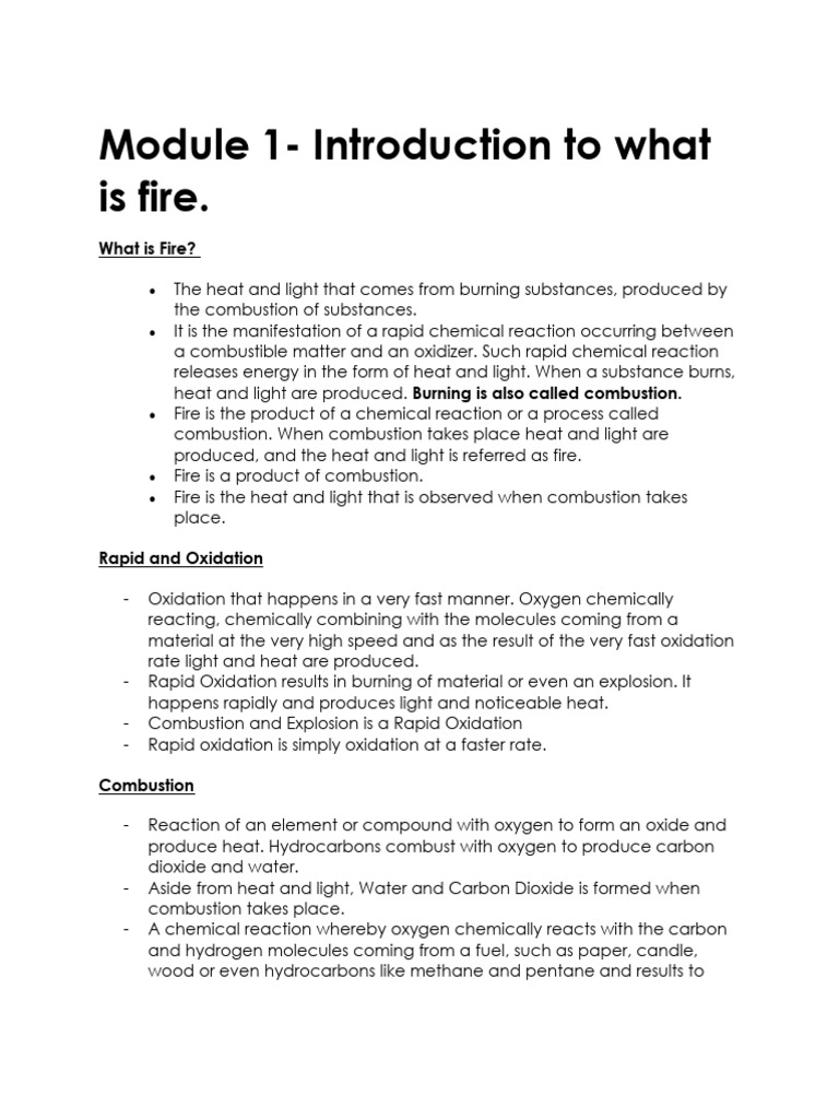 Cdi 5 Complete Notes Ii Pdf Combustion Fires