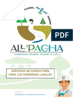 Brochure de Servicios - Allpacha Consultoria Peru