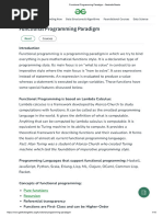 Functional Programming Paradigm: Courses