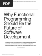 Why Functional Programming Should Be The Future of Software Development