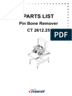 PARTS LIST Pinbone Remover CT2612.25R 290610 Version 3.2 UK