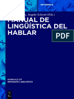 Loureda Oscar Y Schrott Angela - Manual de Linguistica Del Hablar